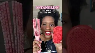 DETANGLING 🚨‼️ FLEXI BRUSH VS. TANGLE TEEZER 👀- TIFFANI D