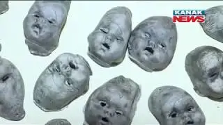 Woman Artist Creating Awareness On Gender Discrimination Through Her Art At Bhubaneswar