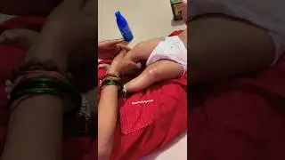 Cute baby legs massage #shorts #babymassage #babygirl #youtubeshorts
