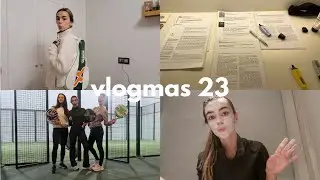 vlogmas 23: un día muy tranquilo, partido de pádel y estudio