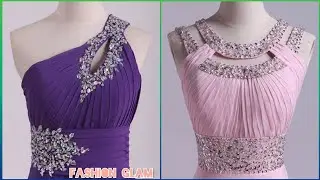 Elegant Lace Patchwork & Beading Bodice Pleated Evening Mother Of The Bride Gowns/Beaded Prom Dress