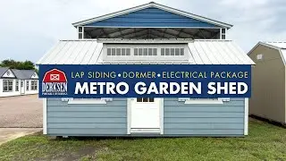 🌿 Custom Derksen Metro Garden Shed Spotlight! 🏡✨