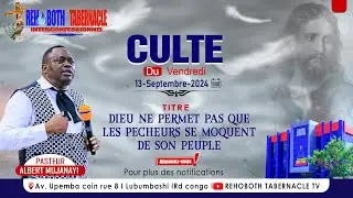 VEN 13 SEPT 2024 | DIEU NE PERMET PAS QUE LES PÊCHEURS SE MOQUENT DE SON PEUPLE | PST : ALBA