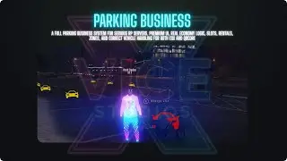 FIVEM PARKING BUSINESS - ESX - QB - GRAND RP STYLE - VICEX STUDIOS