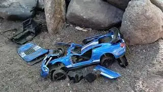 tierd smashing car !!! no cap