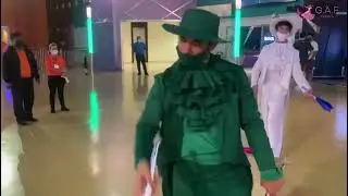 KK - UAE Flag Themed Roaming Performance - Jugglers, Stilt Walkers, Unicycle | G.A.E EVENTS | DUBAI