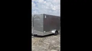 Stock up now with this sleek gray enclosed trailer! #shorts