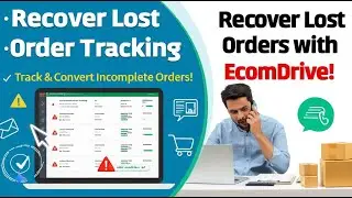 ইনকমপ্লিট ট্রাকিং ব্যবহার করুন Ecomdrive  দিয়ে || How To Work Incomplete Order Tracking