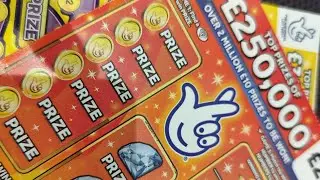 New super 7s scratch cards with &pound;250,000 Jackpot Card