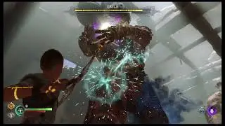 Atreus fight with Gryla titan GOW Ragnarok game 
