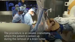 Brain tumor patients play guitar during surgery 🎸