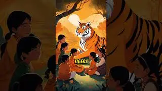🐯 Tiger in Indian mythology: A symbol of power & mystery! 🐯 #amazing