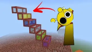 NEW Sprunki VS HORROR Sprunki 😱 This Maze Was INSANE! | Minecraft Bedrock