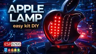 Building a Colorful LED Apple Lamp Kit &ndash; So Satisfying!
