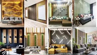 50 Modern living room wall Designs 2025 | 2025 Room Wall decorating ideas | wall Decoration ideas