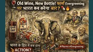 🍷 Old Wine, New Bottle! फ़ार्मा Evergreening पर भारत कब करेगा वार? 💊🔥#Pharma #Evergreening