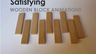 Satisfying Wooden Blocks Animations: Stopmotion