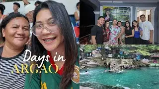 Days in Argao | Family time, Trizia's grad celebration, Cold spring and Basketball game
