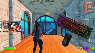 ⭐️[1HR]Steelseries Apex Pro Mini ASMR Chill🤩Tilted Zone Wars🏆Satisfying Keyboard Fortnite 360FPS⭐️