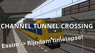 Channel Tunnel Crossing - Essim to Rijndam - Intercity Direct | Cab Ride Timelapse | Metro Sim Beta