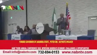 VIDEO: Peter Obi NABF Keynote Speech - Improving Nigeria's Economy