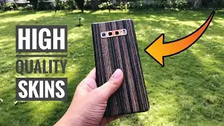 Giving a WOODEN Look to my Samsung Galaxy S10 with Gadgetshieldz Skins! 🤩