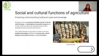 MyFarm Module 1 – Unit 1 – 5 Social and cultural functions of agriculture