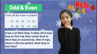 Math Odd Even Numbers | Light Switch and Bus Stop Problems | Learning Math with Fun for Kids