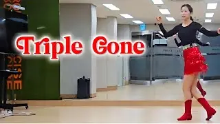 Triple Gone linedance/lntermediate/정원쌤 안무곡/트리플 곤 라인댄스 # 라인댄스퀸 #라인댄스 