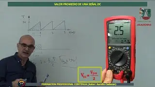 Como calcular el valor promedio de señales DC mas utilizadas en electronica (Clase 40)