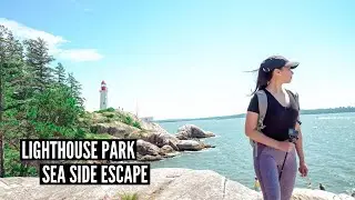 THE MOST SCENIC PARK ALONG THE SHORES OF WEST VANCOUVER: Lighthouse Park BC, Canada // Nat and Max