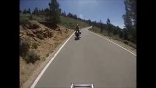 Four minutes of motorcycle riding on Ebbetts Pass
