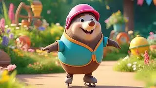 Roller Mole Muffin&rsquo;s Dance Party | Fun 3D Nursery Rhyme for Kids