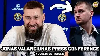 Jonas Valanciunas BELIEVES Nuggets Know What They Need To Do & Honest After LOSS vs Pistons