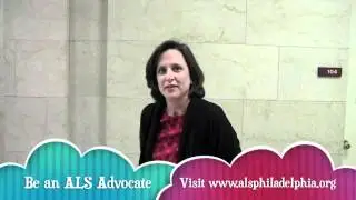 Sarah Brendle speaks about ALS Advocacy