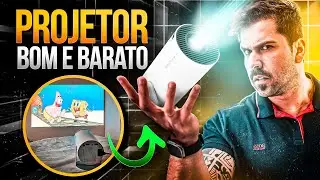 Projetor BOM e BARATO pra Importar em 2026! Transforme Sua Sala em um Cinema!