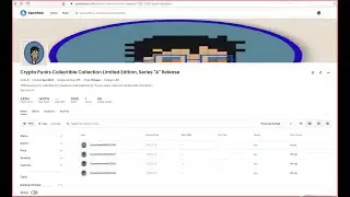 Crypto Punks Collection on Open sea