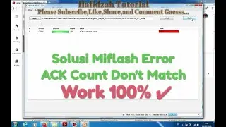 Fixing MiFlash Errors During Flashing || 100% Guaranteed