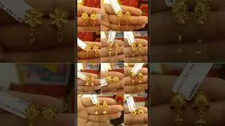 Simple gold earrings designs for daily use/Small earrings design 2025#shorts #dailywearearrings#gold