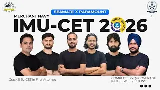 IMU-CET 2026 Announcement | IMU-CET Free Batch | Merchant Navy | #dns #imucet #sponsership 
