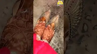 Indian Bridal Feet Elegance 💍 Mehndi & Anklets