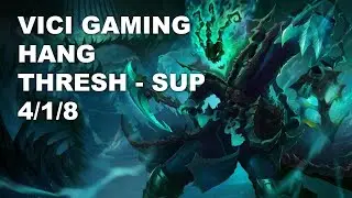 Vici Gaming Hang Sup Thresh vs Sett - KR Challenger Rank Game 10.7