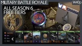 Call of Duty: Warzone All FREE Tier Item Rewards in Season 6 Battle Pass (No commentary) 1440p