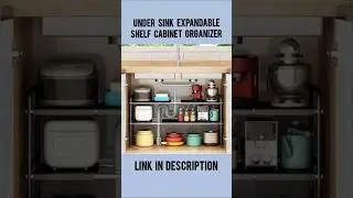 Under Sink Expandable Shelf Cabinet Organizer