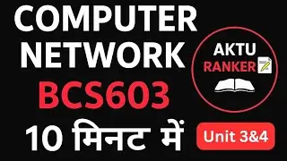 Unit 3&4 BCS603 | Computer Network #aktu2025 #aktu #bcs603