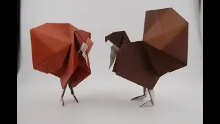 ORIGAMI TURKEY 🦃 (Designed by Jason Ku)