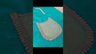 💙New Net Aari Design❣️.. #shorts #trending #viralvideo #aariwork #aarineckdesign #networking #latest