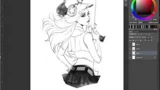 Arcade Miss fortune lineart