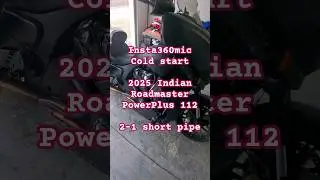 🔥 Short & Punchy Cold start on the 2025 Indian Roadmaster PowerPlus 112🔥That rumble hits different
