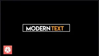 Modern Text (Motion Graphics) Animation Tutorial Using Kinemaster | Smooth Text Animation Tutorial